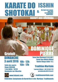KARATE SHOTOKAI 3 avril 2016