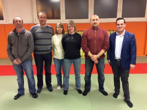 Le bureau élu lors de la réunion © Tradition Martiale Dombasle