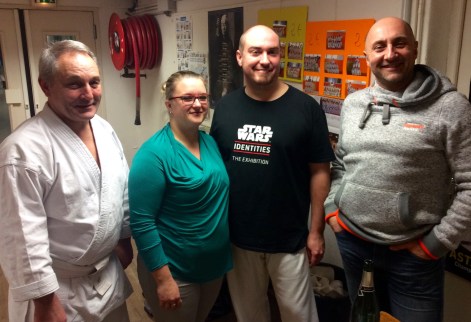 Dom, Sonia, Dany et Laurent. TMD, 2016 © Tradition Martiale Dombasle