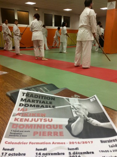 TMD 17 octobre 2016. Formation Armes